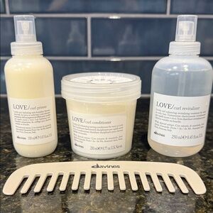 Davines LOVE Curl Hair Care Set